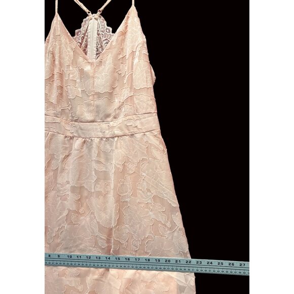 Rue 21 - Women's Summer Sleeveless High Low Hem Ruffle Dress - Pink - 2X - Picture 6 of 16